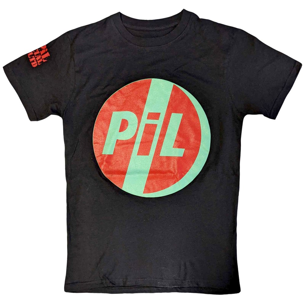 PIL Public Image Ltd - Original Logo Heren Tshirt - Zwart